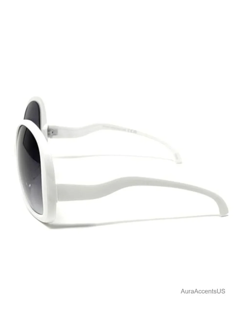 Oversized Round Sunglasses Gradient Tinted Retro Designer Inspired